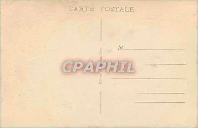 Metz - Portal stacji kolejowej — Wydawca Bernard, Metz, numer serii nie widoczny — Rewers