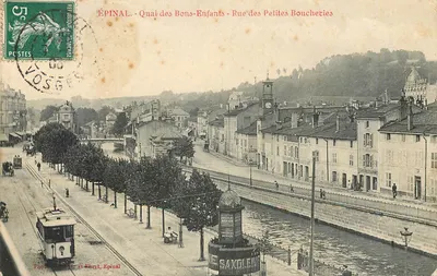 Épinal - Margem dos Bons-Enfants - Rua das Pequenas Carneirices — Photo Épinal et Époret, Épinal