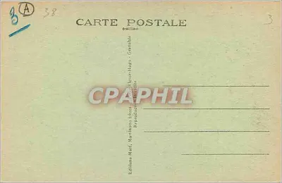 Grenoble — Ogólny widok mostów rzeki Isère i Alp — Wydawnictwo Victor Hugo — Rewers