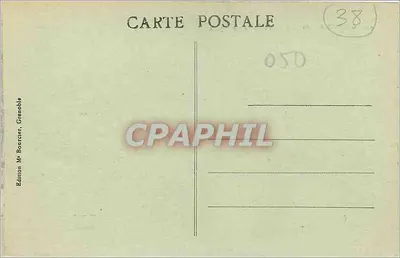 Grenoble — Palacio de Justicia y Estatua de Bayard — Edición Me Bourcier — Reverso