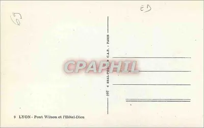 Lyon - Brug Wilson en het ziekenhuis - uitgever REAL-PHONO, nr. 46 — Achterkant