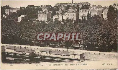 Laval — O Seminário, vista tirada do Viaduto — ND. Fot.