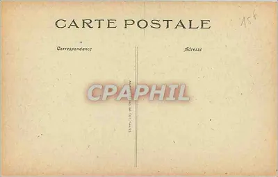 Laval - Publiczny ogród - La Perrine — W oddali, zamek i mosty nad Mayenne — Rewers