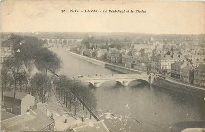 Laval - O Pont-Neuf e o Viaduto — N.G. — 3C