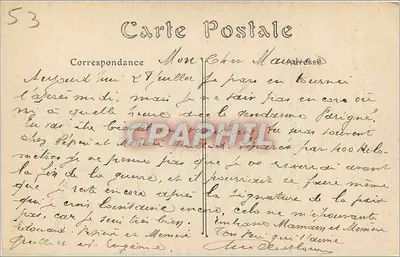 Laval — Poort van de Kerk van de Cordeliers — Uitgever L. P. Laval, nr. 65 — Achterkant