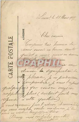 Laval — Katedra Najświętszej Maryi Panny z Avenières — Absydę — LL. — Rewers