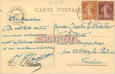 Haut-Kœnigsbourg — Castelo Real Alto — 33 — Verso