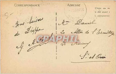Dieppe — Le Port — LL. — Uitgever LL, n° 325 — Achterkant