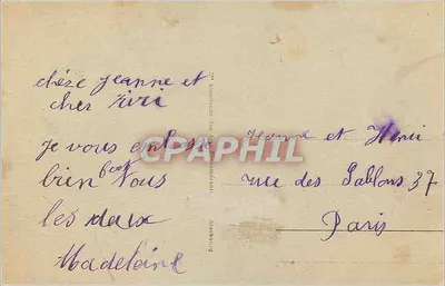 Le Tréport — Hotel Trianon i skały — wydawca anonimowy, nr 29 — Rewers