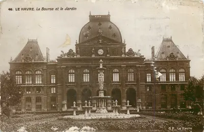 Le Havre. A Bolsa e o jardim — G.F. Le Havre, n°46