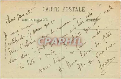 Le Havre - Panorama da Place Gambetta — C.V. - 3 — Verso