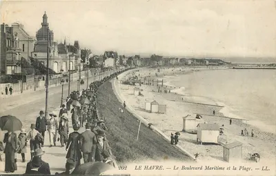 Le Havre — O Boulevard Marítimo e a Praia — LL. n° 262