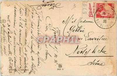Rouen — Katedra — Blédine, n° 3018 G — Rewers