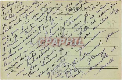 Metz — Katedra — widok fasady gotyckiej, wydawca nieznany, nr serii II — Rewers