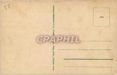 Metz, Digue de la Pucelle i Moyen Pont — wydanie Gerhard Blumlen & Co. Frankfurter M. — Rewers
