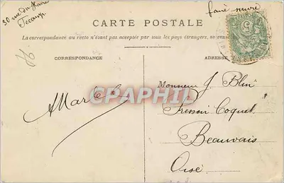 Het Land van de Caux — Fécamp. — De Bénédictine. Eerstezaals. — H.W. — Achterkant
