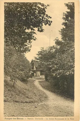 Forges-les-Eaux — Estação Termal — A Fazenda Normanda e o Parque