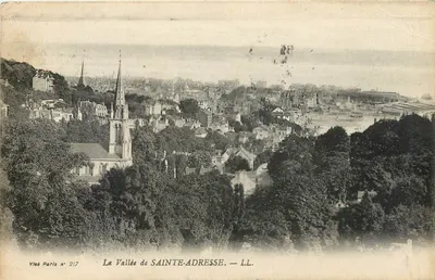 A Vale de SAINT-ADRESSE — LL. — Vues Paris n° 217