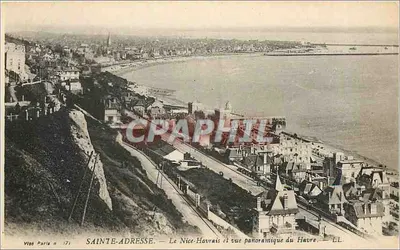 Sainte-Adresse — O Nice-Havrais e vista panorâmica do Havre — LL