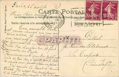 Ogólny widok Pourville — DIEPPE (Okręg) — A. Goulon — Rewers