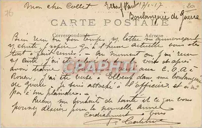 Rouen - Pałac Sądowy - Front na ulicy Jeanne d'Arc - J. C. Rouen — Rewers