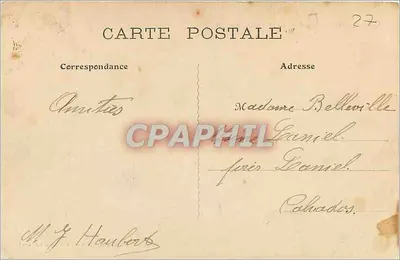 Gisors (Eure) — Wieża Gubernatorska, strona wschodnia — Wydawca: Wyd. L. Chauvin — Rewers