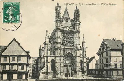 Vernon — Igreja de Nossa Senhora e Velhas Casas — Editor P. Jéron