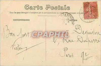 La Ferté-Bernard — Igreja N.-D., fachada Sul — J. Douveret, La Mans — Verso