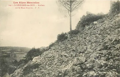 As Alpes Mancelles — St-Léonard-des-Bois — Rochas no Alto Fourché — E.P. n°129