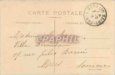 Le Mans — Absydę katedry — Wydawca: Cape-Tufiels, nr 29 — Rewers
