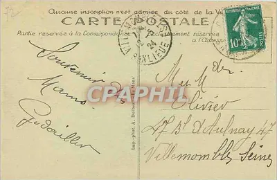 Le Mans — Częściowy Widok i Most Gambetta — A.D. — Rewers