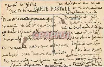Le Mans — Paisaje junto a las orillas del Huisne — L.1. — Reverso