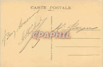 Trébeurden (C.-du N.) — O Castelo e a Ilha Millau — Edição da Livraria Central de Vot. Trébeurden — Verso