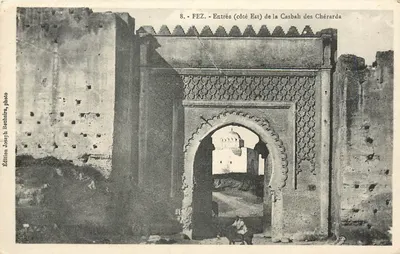 Fès - Entrada (lado Leste) da Casbah dos Chérarda — Edição Joseph Benhstra, foto