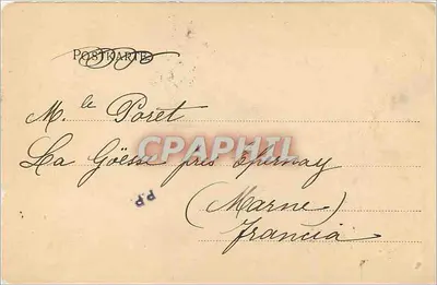 Caminho nas florestas das Alpes italianas — Cernis Salvunì, Bergame — editor desconhecido — Verso