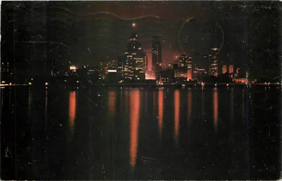 Noite em Detroit, Michigan — 'The City Beautiful' — Hiawatha Co., Ypsilanti, Mich.