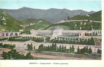Gênova - Camposanto - Vista geral — número de série não visível