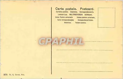Arezzo - A Catedral — editor G. Caruso, Pisa, n° 1070 — Verso