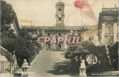 Roma - O Campidoglio — editor Ernesto Richter, n° 469