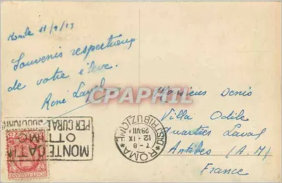 Roma - O Campidoglio — editor Ernesto Richter, n° 469 — Verso