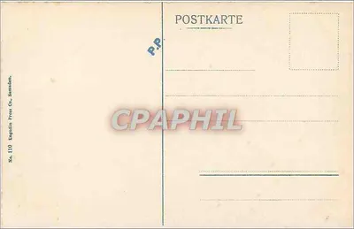 St. Moritzer See — alpejskie jezioro z jachtami i śnieżnymi górami — Egedin Press Co. Samaden, Nr 110 — Rewers