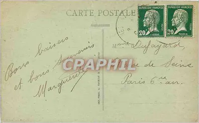 Villez — La Seine en aval du barrage — Édition de Paulin — Rewers