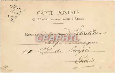 Petit-Andely — Vista geral tirada das Rochas St-Jacques — Ferjus-Caron, editor, Les Andelys — Verso