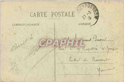 Dannemarie - Rodovia de Delle — editor Mayer, 40, Impr. de Fresnes — Verso