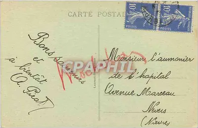 Sarzeau - La Côte de Penvins - Studium fal — Rewers