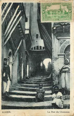 Argel — Rue du Chameau — editor L. Amiraute, n° de série 10c