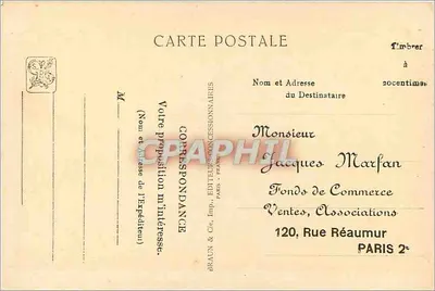 Argélia — Lado sul argelino — Montaland, Arch. — Verso