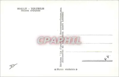 Volubilis — Dom Orfeusza — Wydawnictwo La Cigogne — Rewers