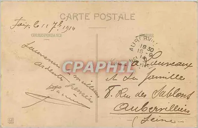 Ansicht des Carol-Baches (Puymorens-Pass links) — Pyrénées-Orientales — Verlag: Lathon & Pons — Rückseite
