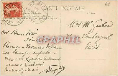 Reims — A Catedral — Editor ELD, n°3 — Verso